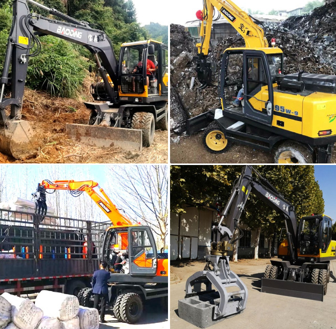 寶鼎定制輪式抓機(jī)