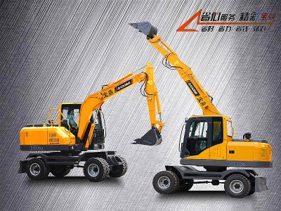 寶鼎BD80W小型輪式挖掘機(jī)