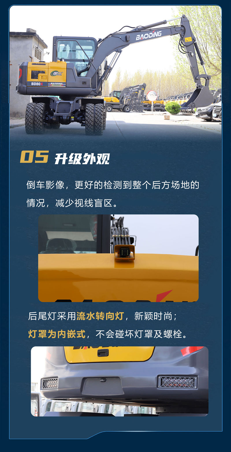 寶鼎BD80X輪式挖掘機