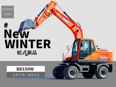 寶鼎BD150W輪式挖掘機(jī)圖片