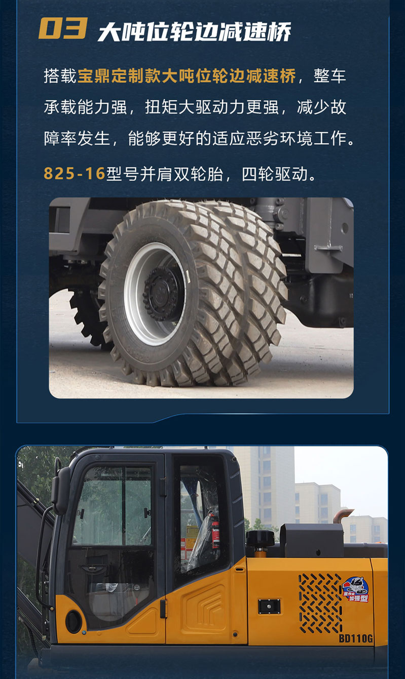 寶鼎110G輪式抓木機(jī)