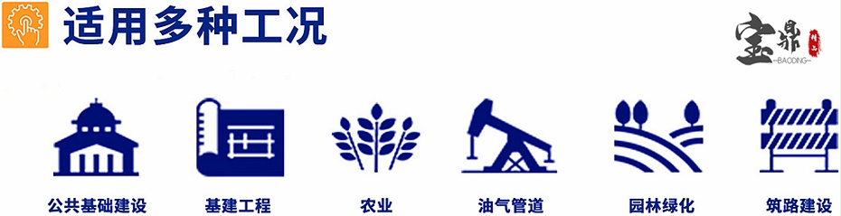 BD75輪式挖掘機(jī)適用工況